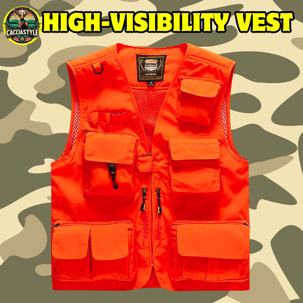 🦌 GILET DA CACCIA AD ALTA VISIBILITÀ – WILD BOAR HUNTING STYLE